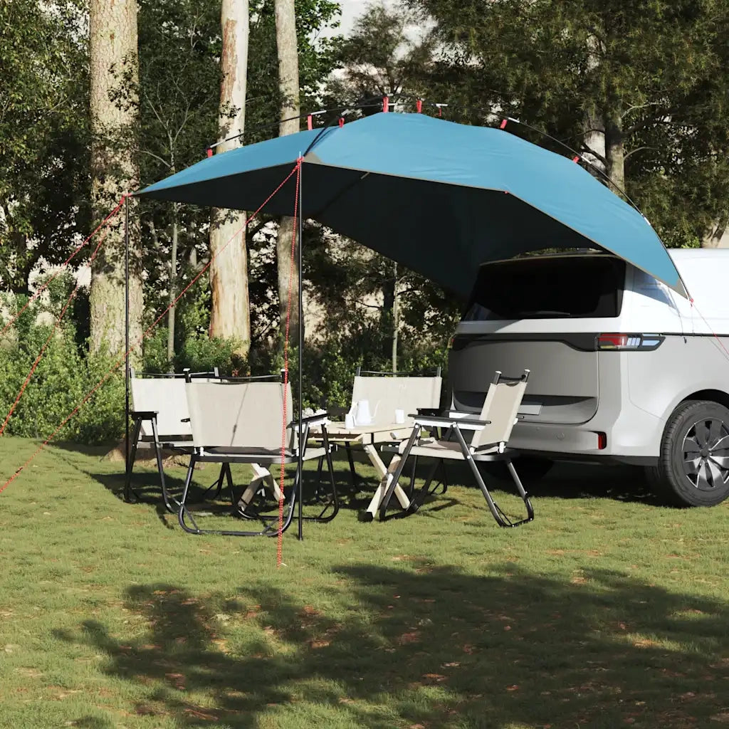 Tenda da Campeggio per Auto-Tenda per Escursionismo Blu Impermeabile 376018