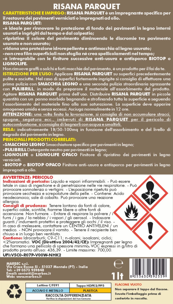 KIT RESTAURA LEGNO OLIATO LUCIDO Set Restauro Parquet Oliato Lucido: Rinnova Colore e Protezione