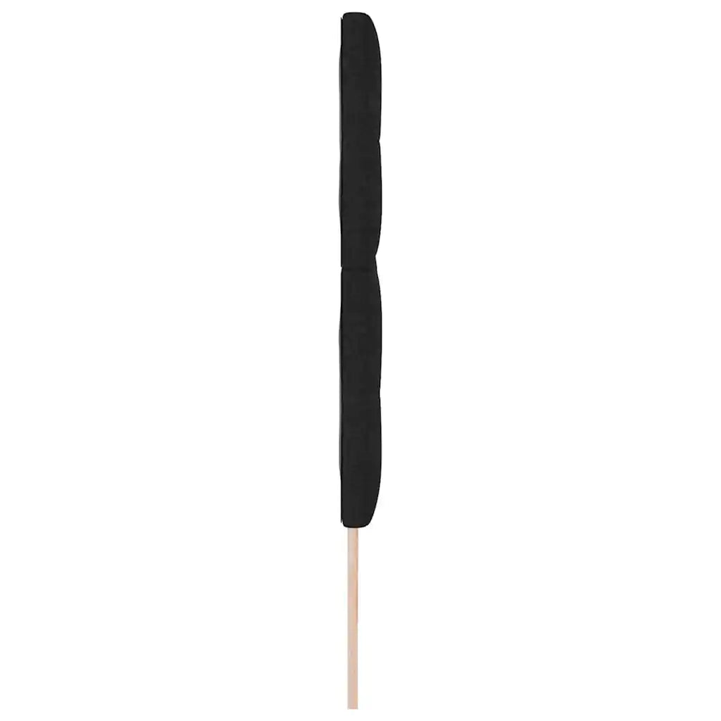 Testiera regolabile in altezza con testiera Nero 180 cm Tessuto 3337849