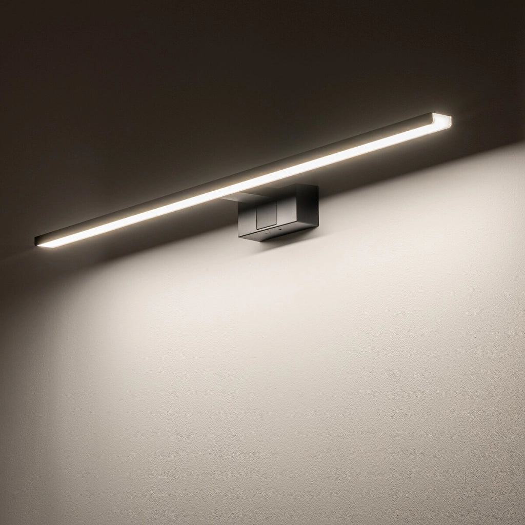 Applique bagno sopra specchio 80cm LED 15W Nero Nowodvorski