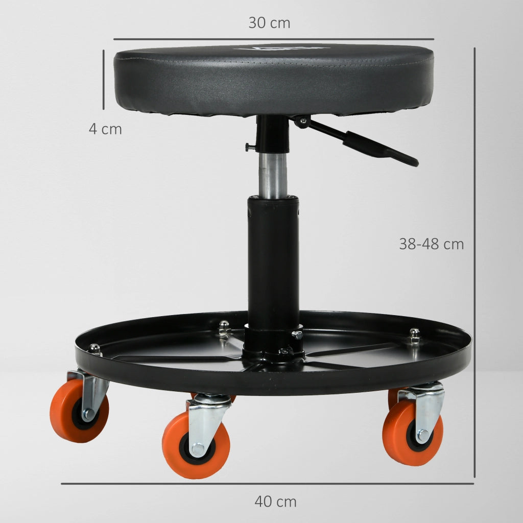 Sgabello Pivotante Regolabile ¨C Minimal ¨C Nero 100kg