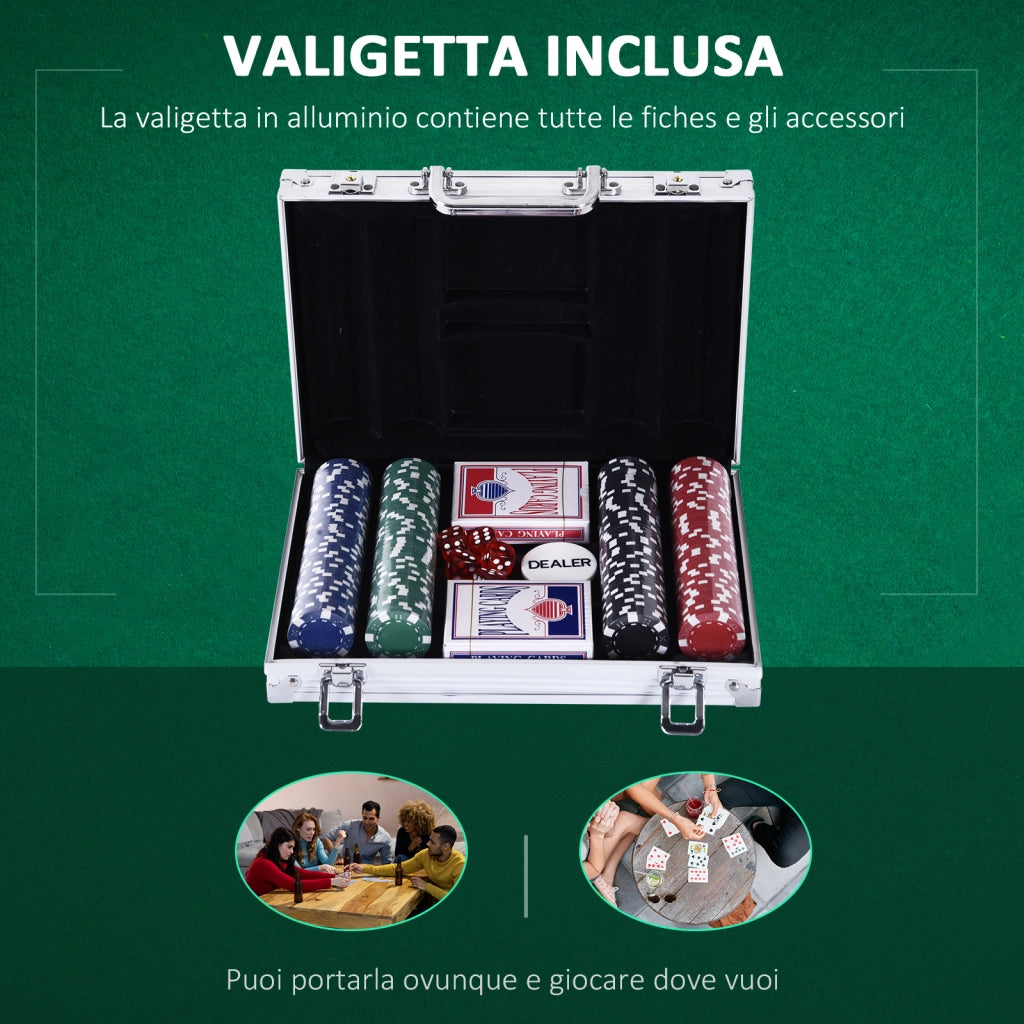 Valigetta Poker Professionale ¨C Minimal ¨C Alluminio, 200 Fiches, 2 Mazzi