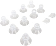 Accessori per pompa di petto - 10 pezzi - Flangia in silicone - Ventola a becco d'anatra - 13mm/15mm/17mm/19mm/21mm - Portatile - Kit di protezione per pompa di petto