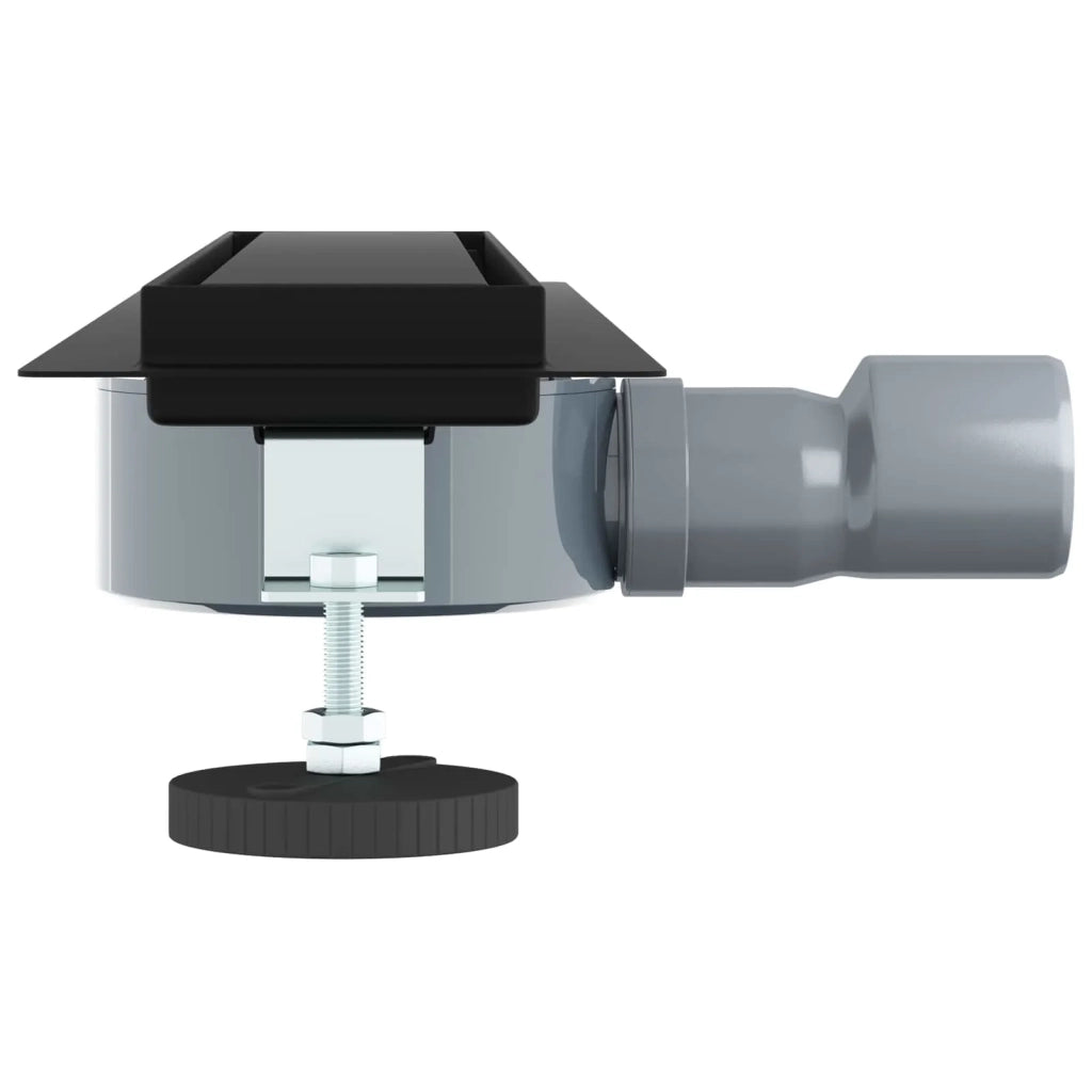 Scarico doccia 2-in-1 con sifone a 360° Nero 50 cm