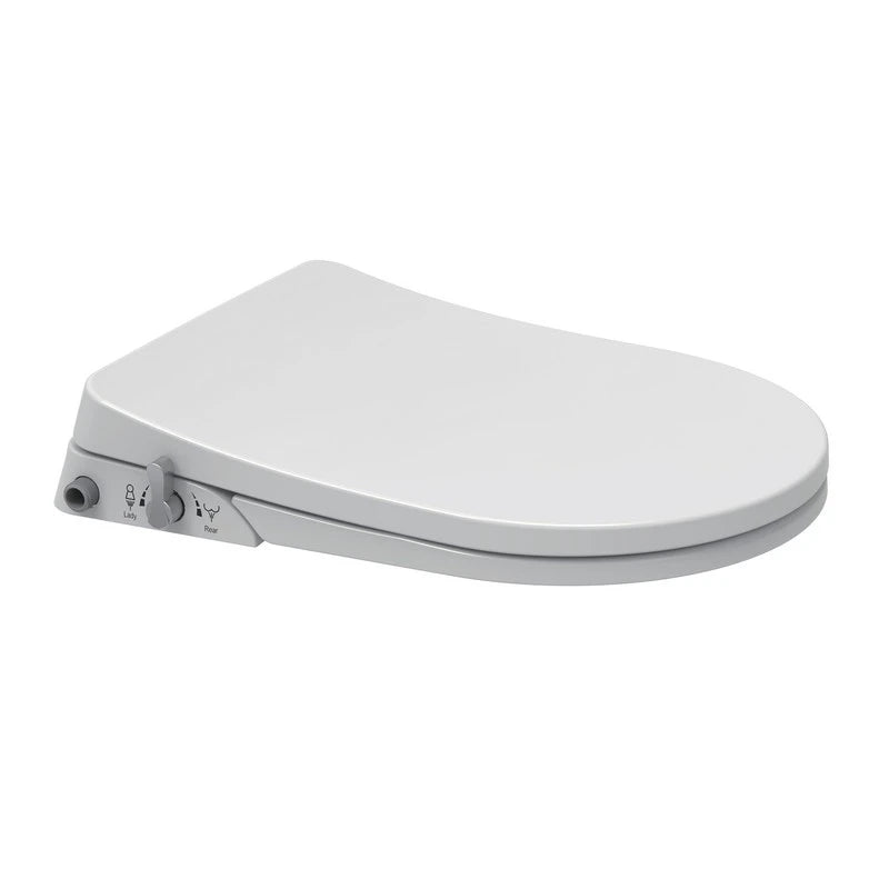 Sedile WC D-shape meccanico con funzione bidet