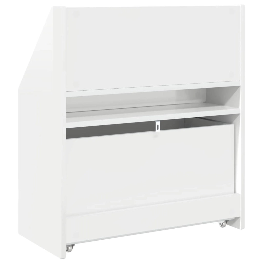 Libreria per Bambini Bianco Lucido 60 x 29,5 x 69 cm 892393