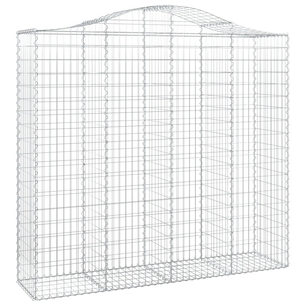 Cesto Gabbione ad Arco 200x50x180/200 cm Ferro Zincato 153399