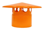 Testa esalatore  in pvc : Colore - Arancio, Diametro - 100
