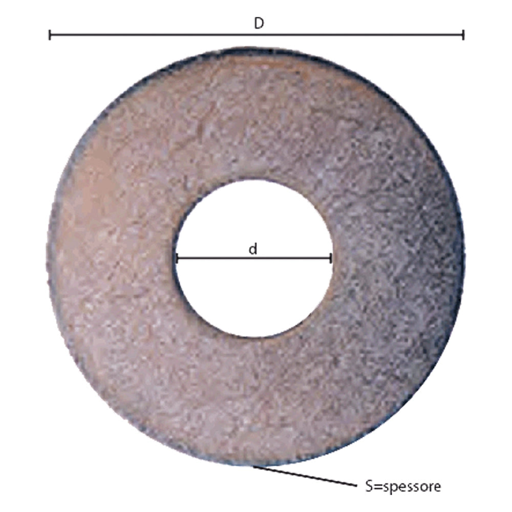 RONDELLA GREMBIALINA M 12-  3,0 x  37 x  13 mm - 2 centinaio - SIPA