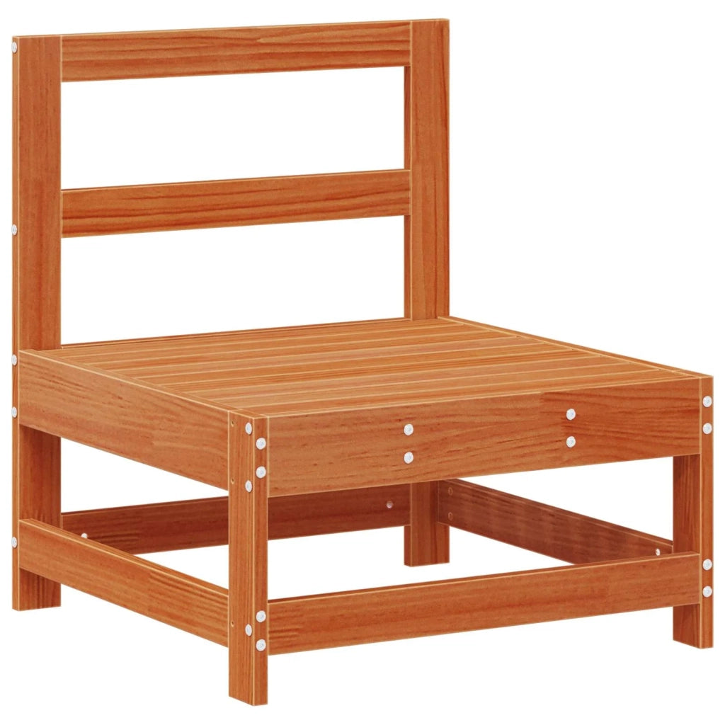 Set Lounge da Giardino 7 pcs Marrone Cera