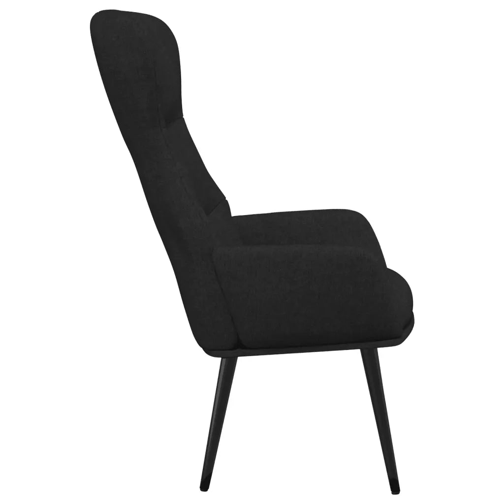Sedia Relax Nera in Tessuto 341077
