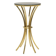 Tavolino VKH879, Oro, Vetro, 50x50x92 cm