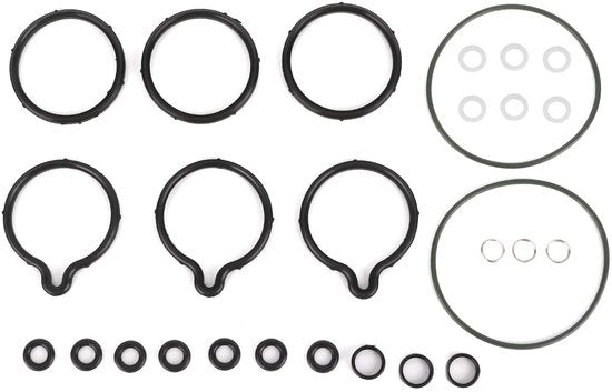 Set di riparazione per pompa ad alta pressione - O-ring - Gomma - Sostituzione - Compatibile con Lancia/Iveco - Tipo di articolo 0445010002 - Set di drenaggio