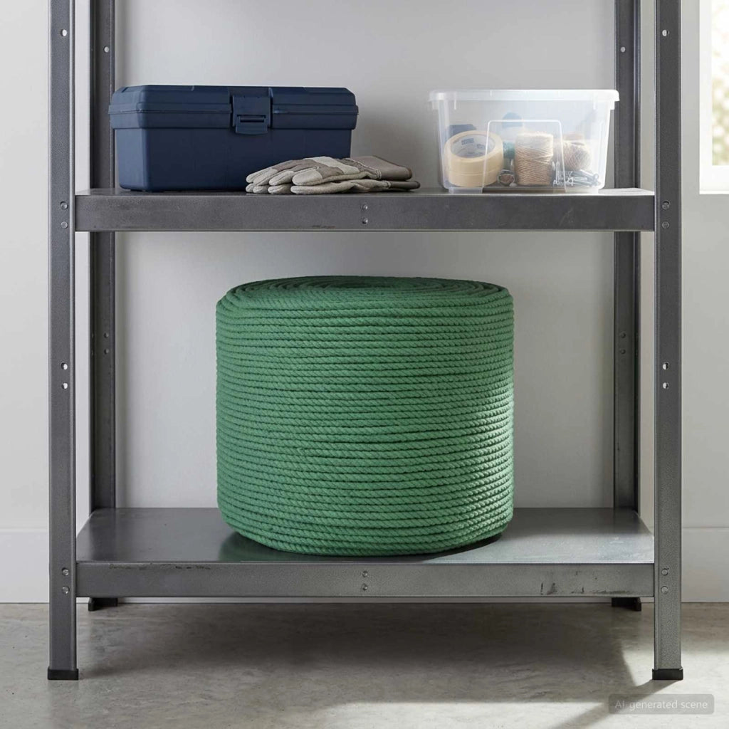 Spago di Cotone 10 pz 2 mm 100 m Verde 100% Cotone 42011941