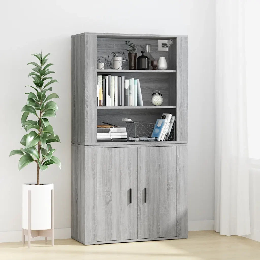 Credenza Grigio Sonoma in Legno Multistrato 3185365