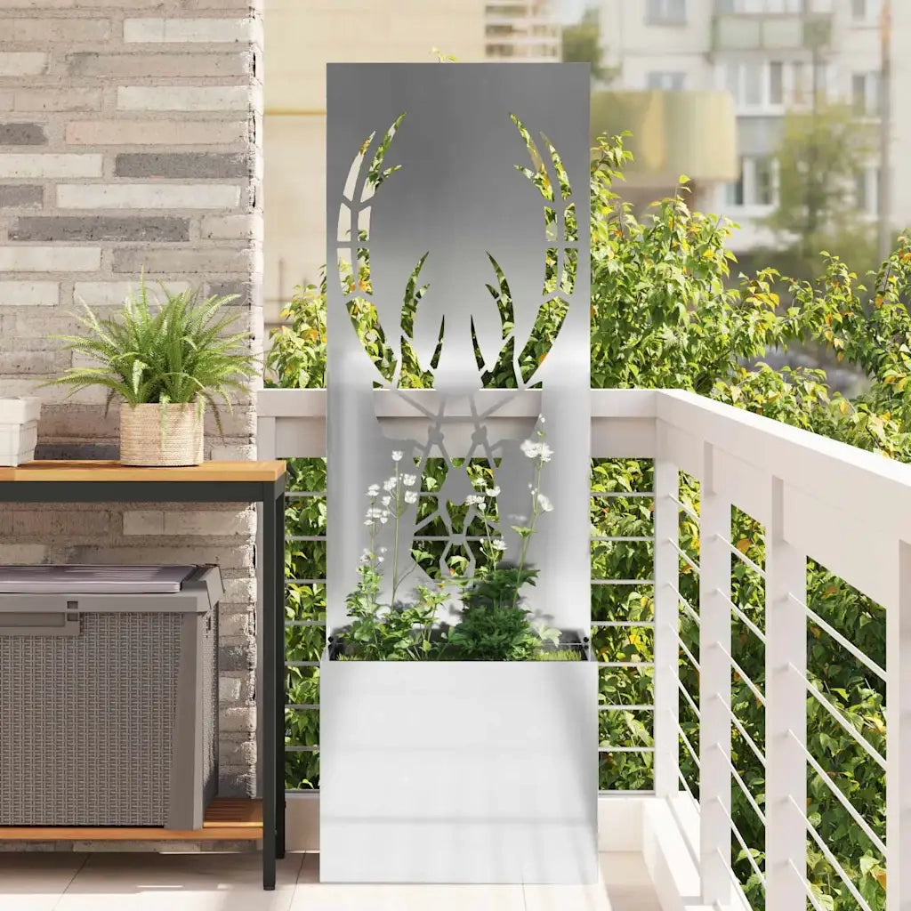 Schermo per privacy in giardino Argento 50 x 150 cm 876488