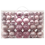 Set Palline di Natale 100 pz Rosa cod mxl 46091