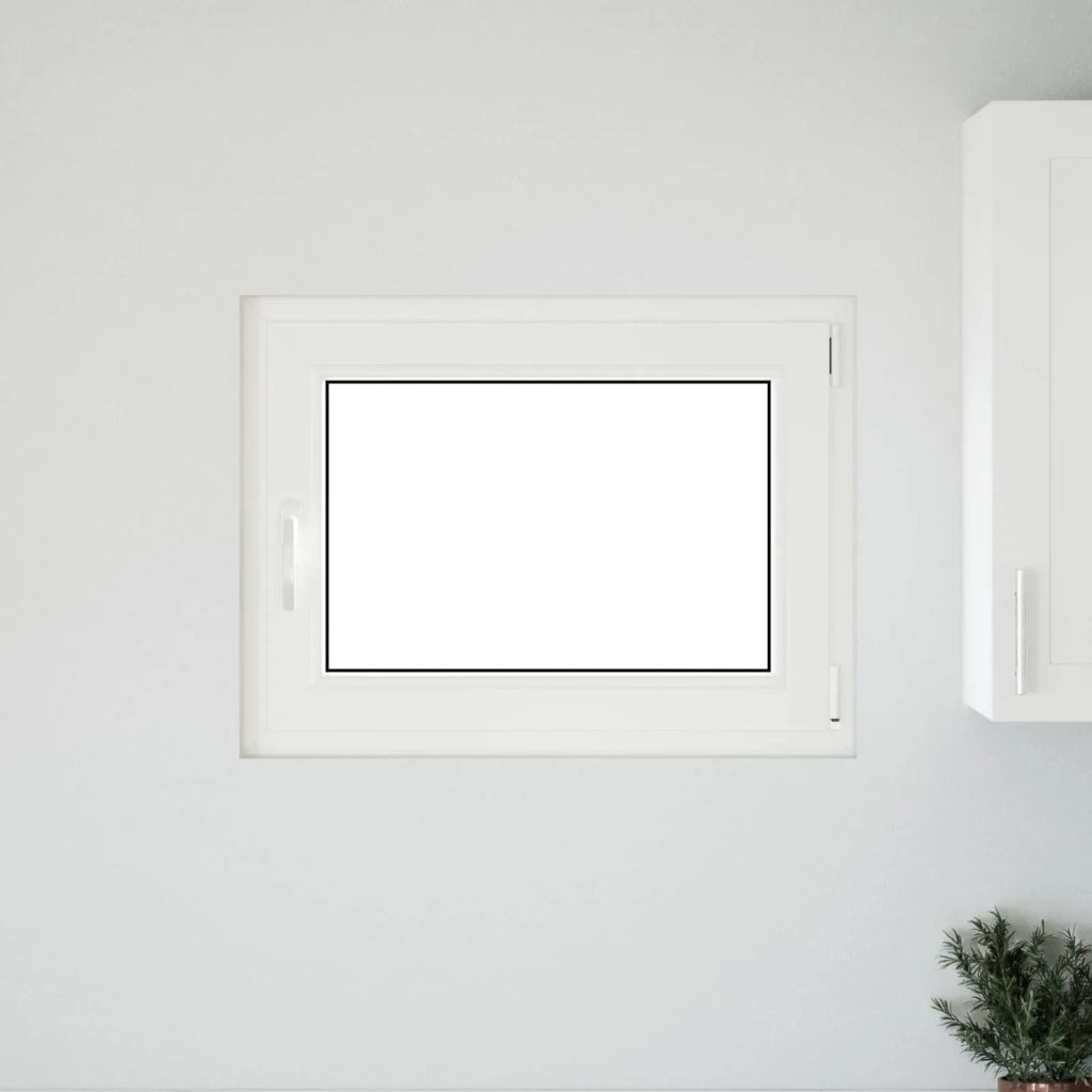 Finestra per Soffitta RISOR 80 x 50 cm PVC e Vetro Bianco CFW2726389