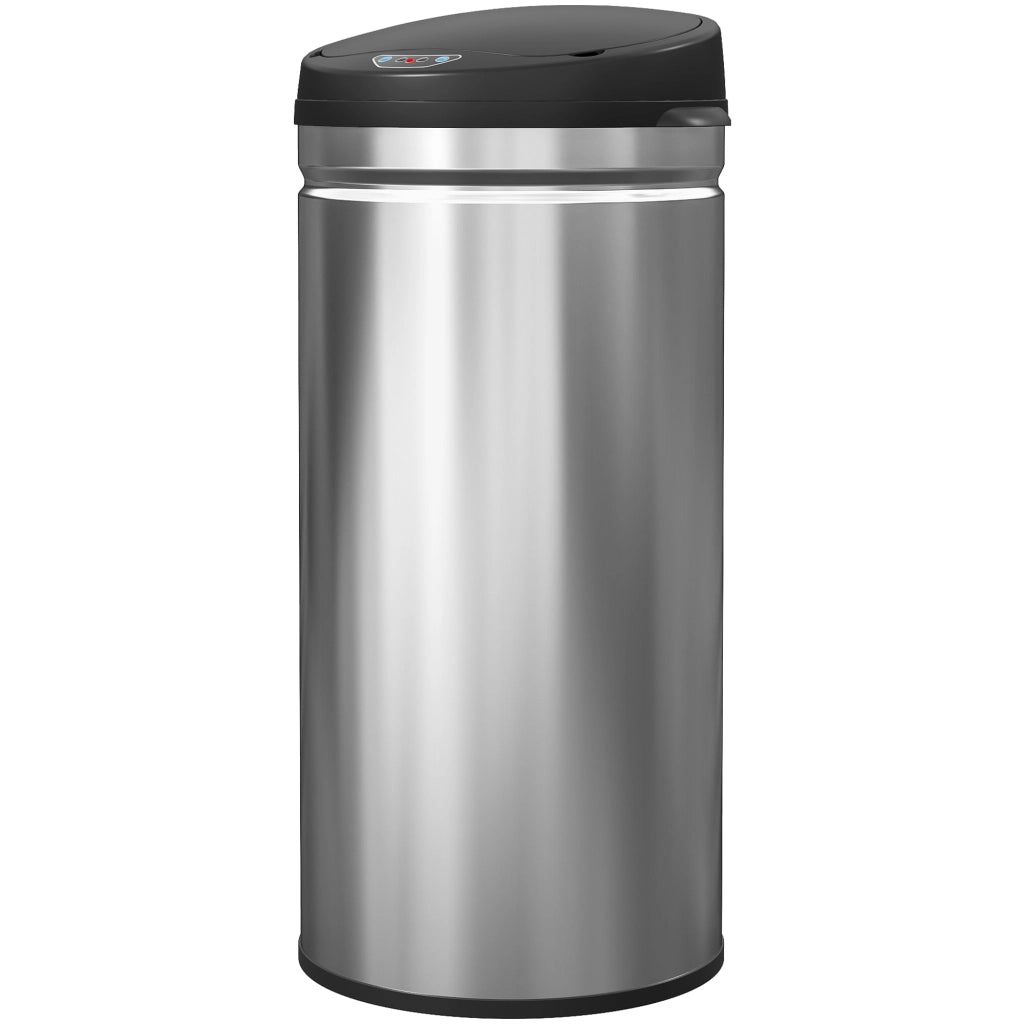 Bidone per cucina 42L ¨C Minimal ¨C acciaio inox 30.5x30.5x68cm argento