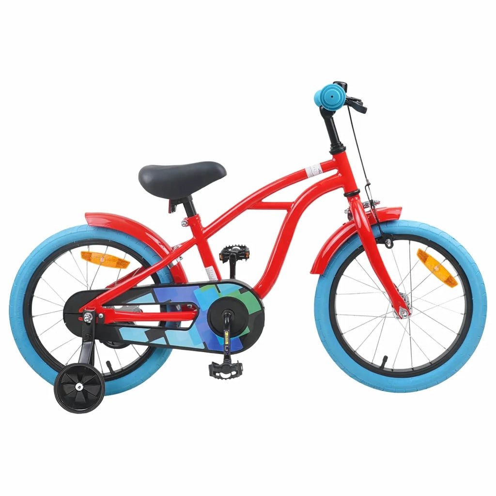 Bicicletta per Bambini 16 Pollici per bambini di 4-6 anni Rosso 42009321