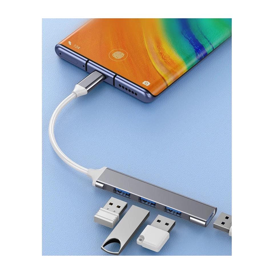 VAKOSS HUB USB-C TC-4125X 1XUSB 3.0 3XUSB 2.0