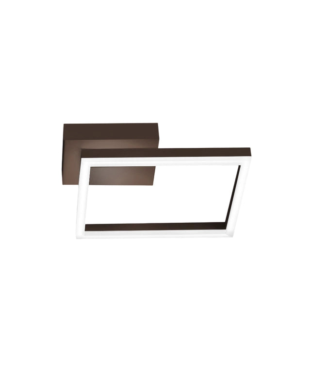 Plafoniera BARD a led moderna 22W Corten 3394-21-361 Fabas Luce
