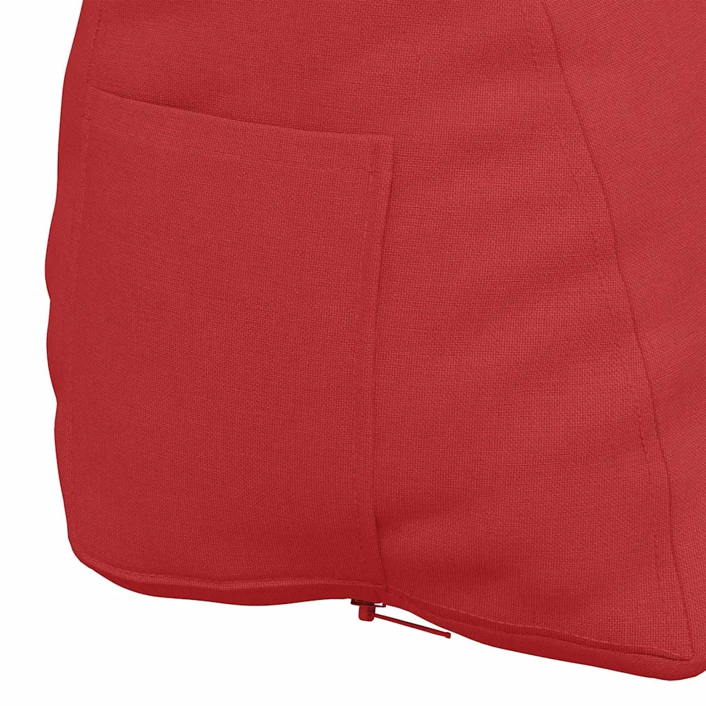 Cuscino per Schiena Rosso 60 x 20 x 50 cm Tessuto 42015043