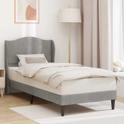 Struttura del letto-Giroletto Grigio Chiaro 90 x 200 cm Velluto 736457