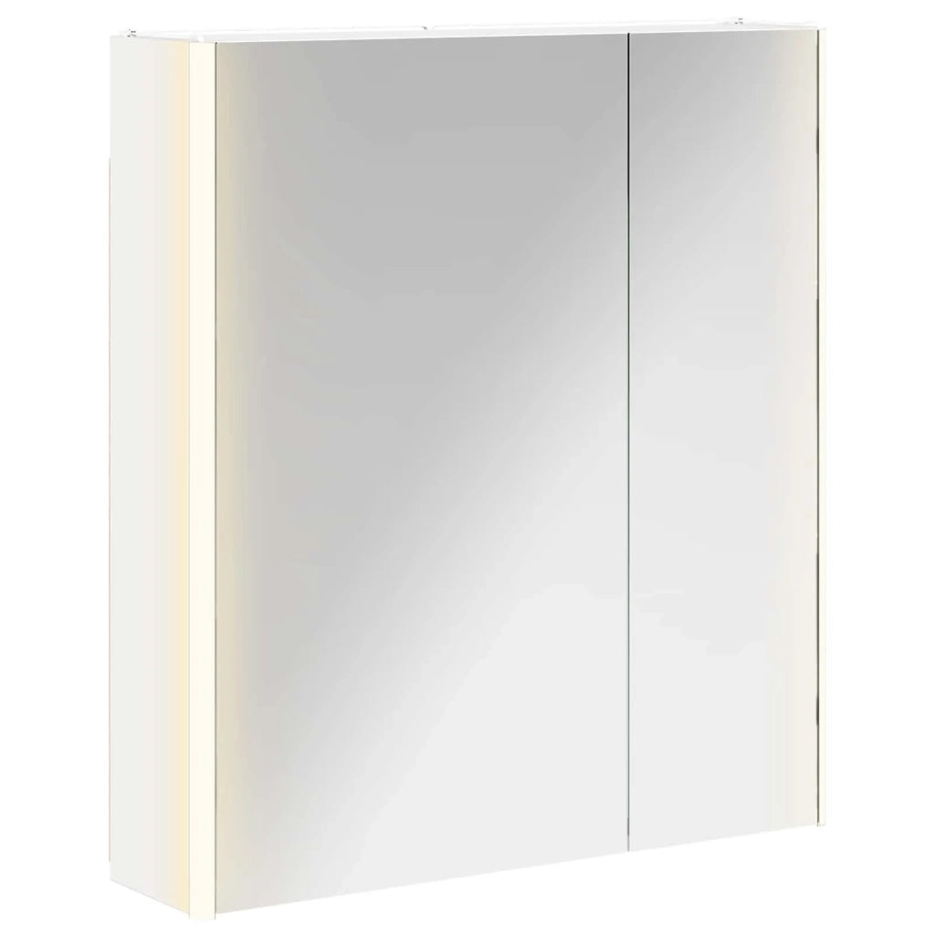 Mobiletto per specchio da bagno Bianco 63,5 x 15,5 x 70 cm 889239