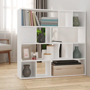 Libreria/Divisorio Ambienti | Divider per stanze | Paravento Bianco 105x24x102 cm