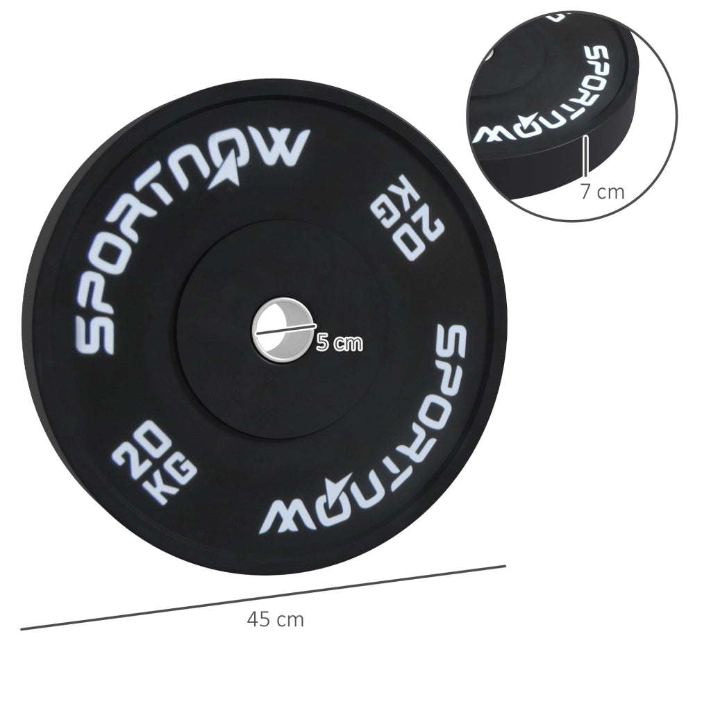 Disco da Palestra 20kg ¨C zephmum ¨C Nero ?5cm