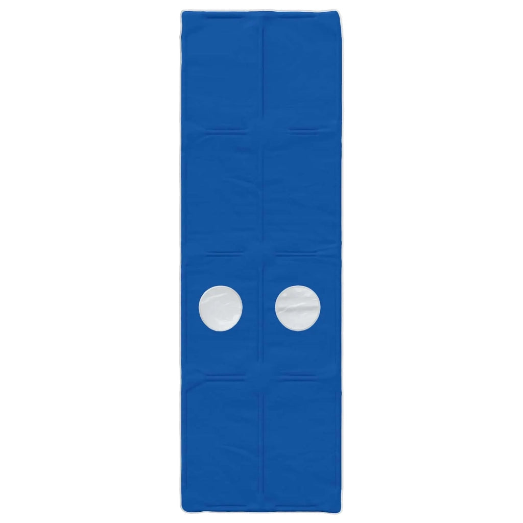 Letto con Tunnel 3 pz Bianco e Blu Legno ingegnerizzato 3423619