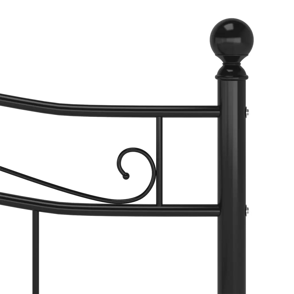 Giroletto Nero in Metallo 180x200 cm 325003