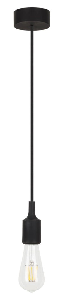 Lampada sospensione industriale Rabalux Roxy E27 nera