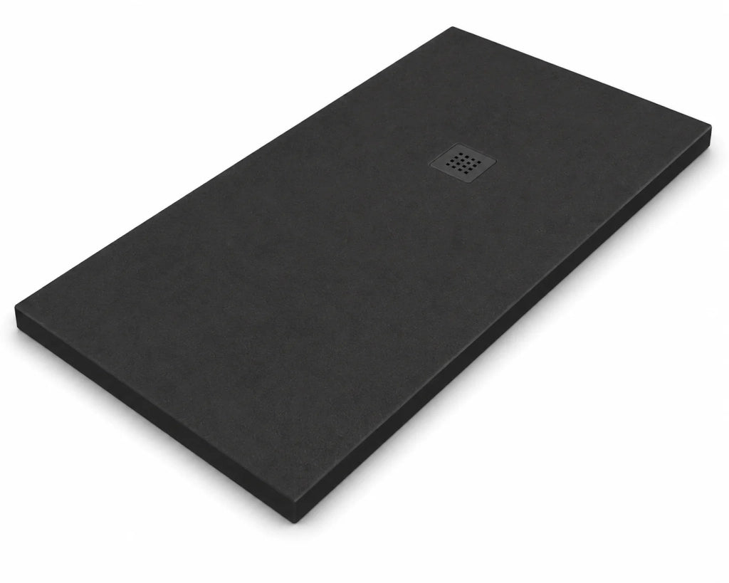 Piatto doccia ARDESIA 80x110 cm Nero griglia Nero