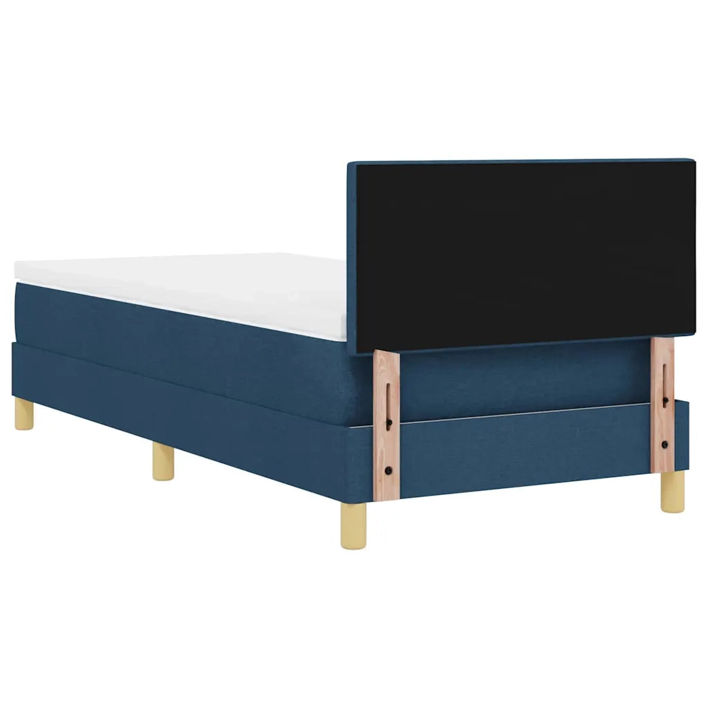 Letto a Sorgente LED con strisce LED Blu 90 x 200 cm Tessuto 3342414