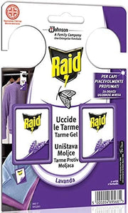 RAID TARMICIDA GEL PROFUMATO LAVANDA IN CONFEZIONE DA 2 PEZZI