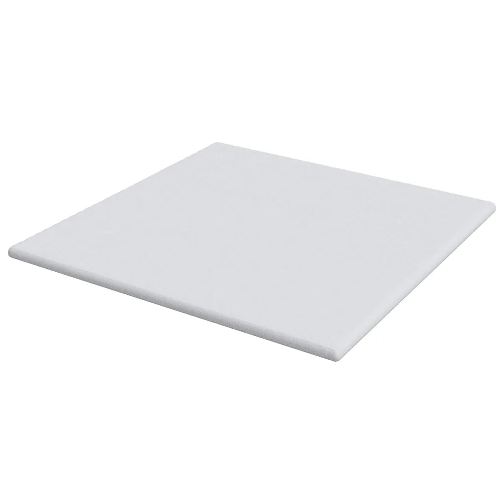 Topper per materasso Bianco 200 x 200 cm Tessuto Jacquard 4106186