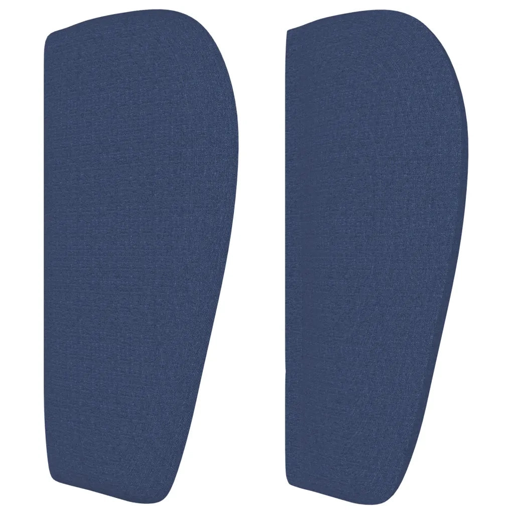 Testiera ad Orecchio Blu 163x23x78/88cm in Tessuto 3116876