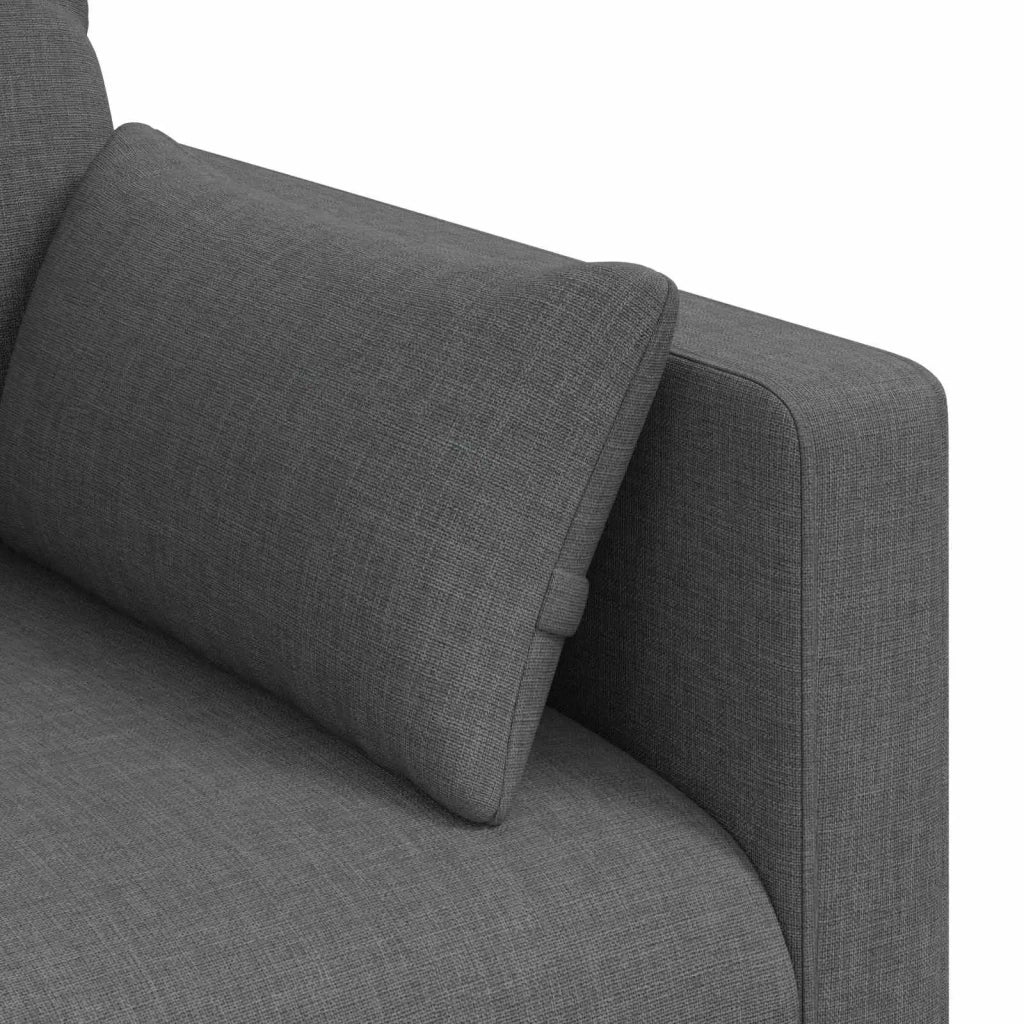 Divano Grigio scuro 139 x 78 x 80 cm Tessuto 42024356