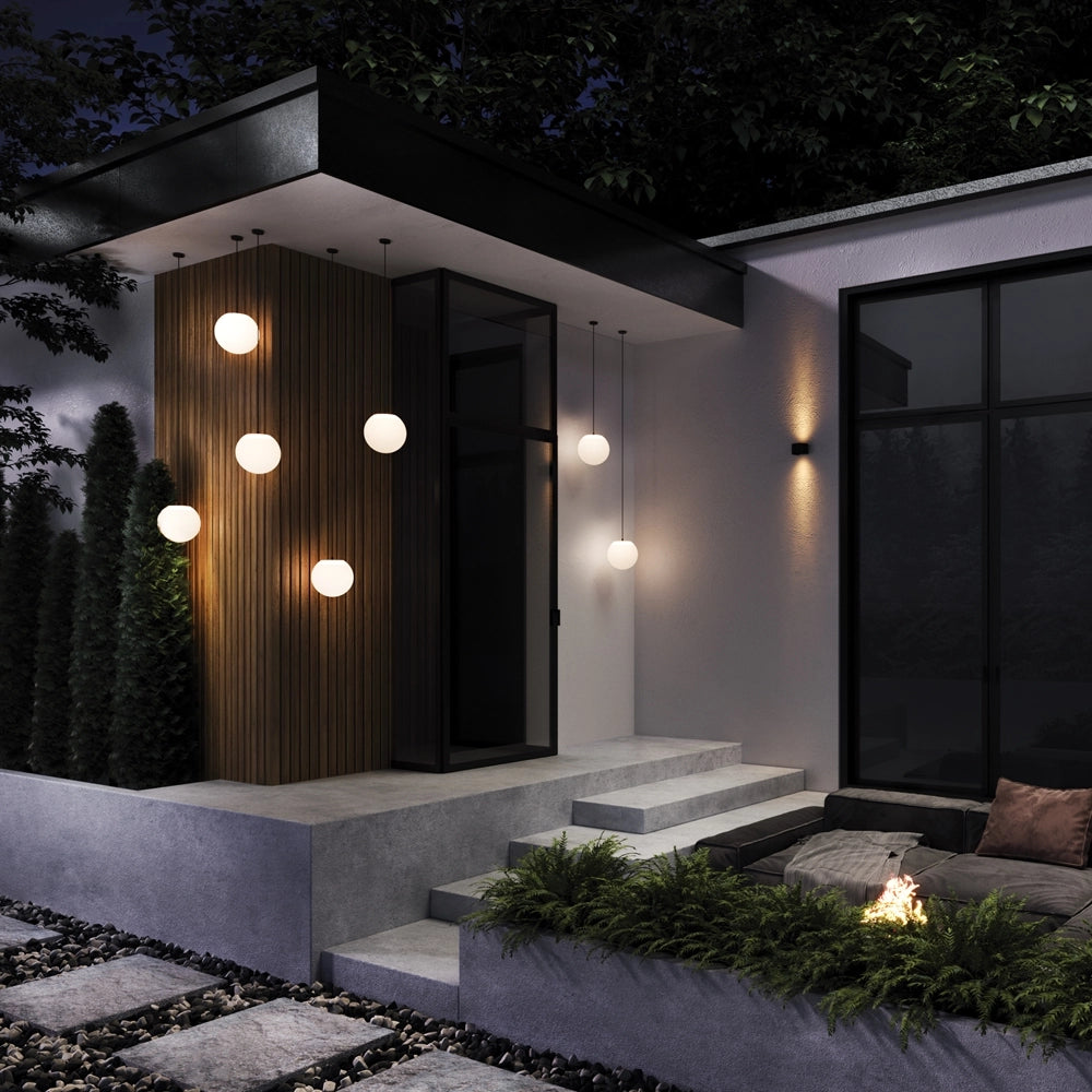 Lampada a sospensione Maytoni Erda outdoor bianca IP54