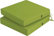 Cuscino per esterno - impermeabile - set da 2 - verde - 45 x 45 cm