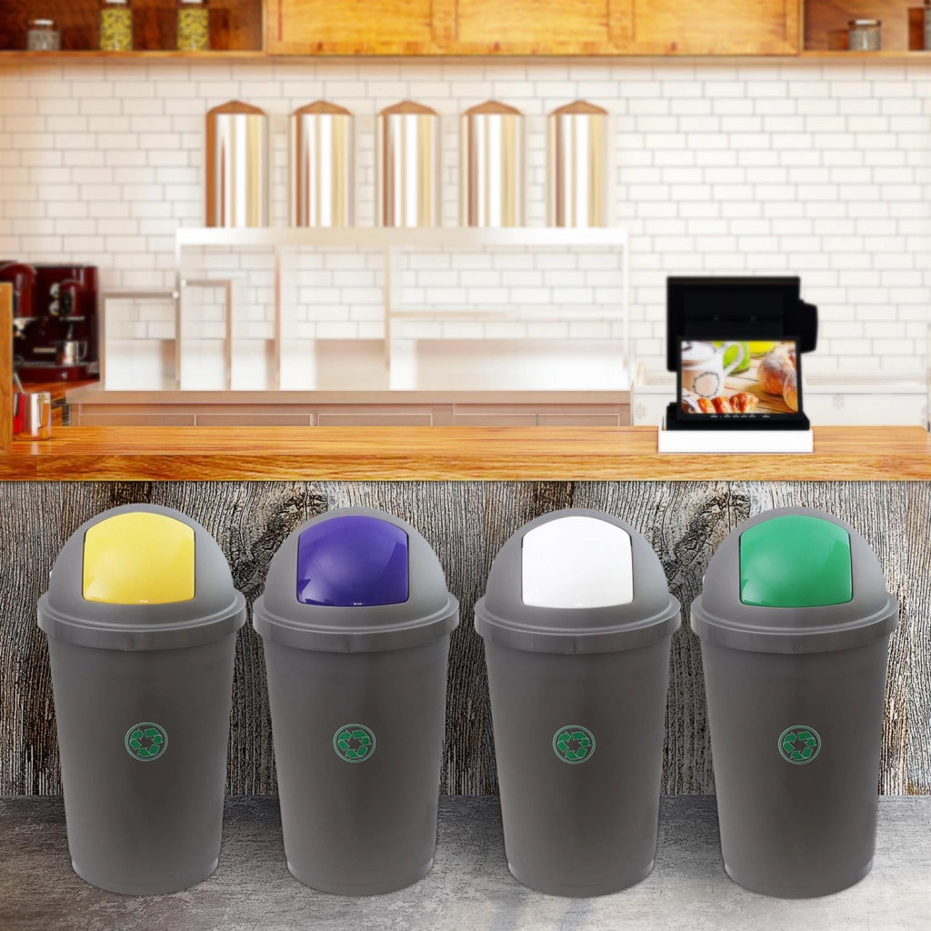 PATTUMIERA BASCULANTE PER RACCOLTA DIFFERENZIATA 70LT RICICLO PLASTICA