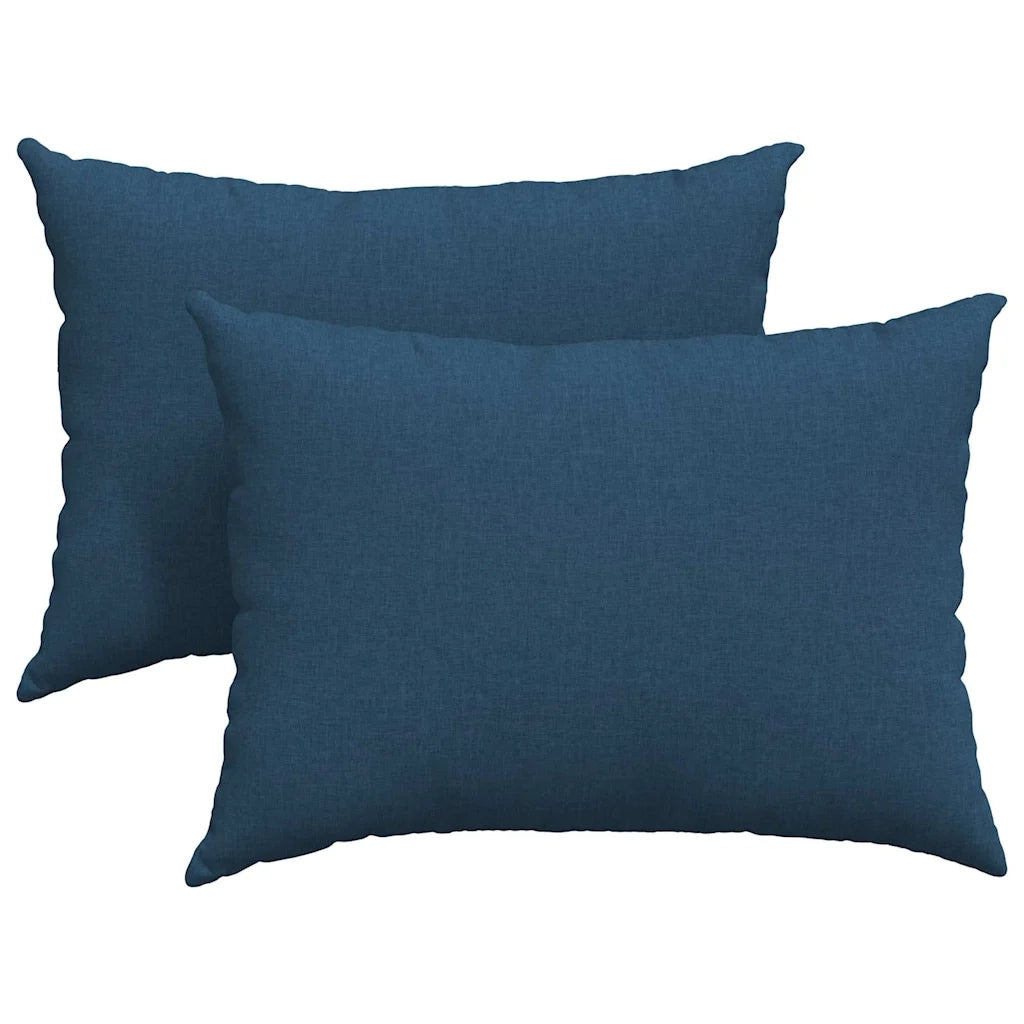Cuscini da Divano 2 pcs Blu 70 x 50 cm Tessuto 42013747