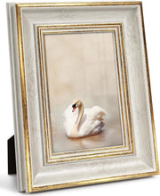 Fotolista Retrosessuale 10x15 - Bianco con Oro - Design Antico - Murale o Tavolo