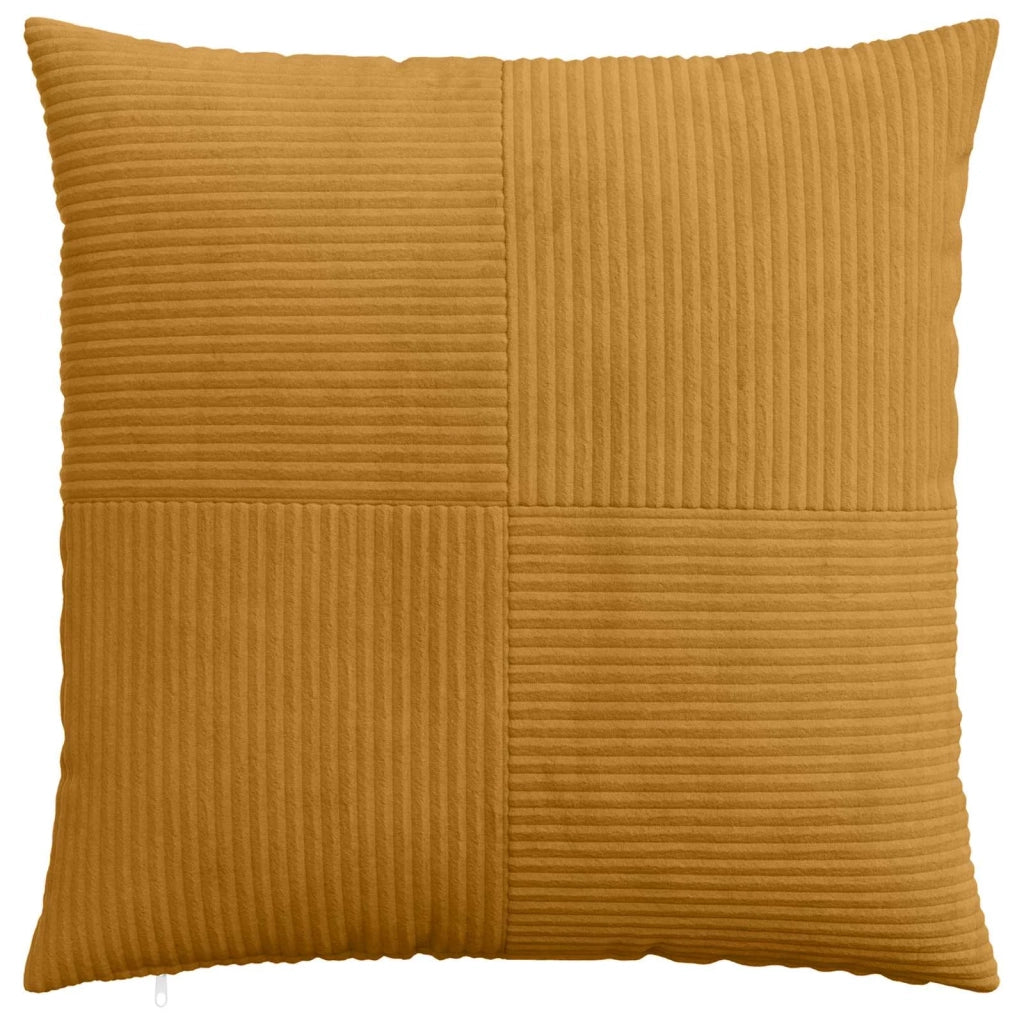 Federa 2 pcs ALMELO Giallo 80 x 80 cm corduroy 915699