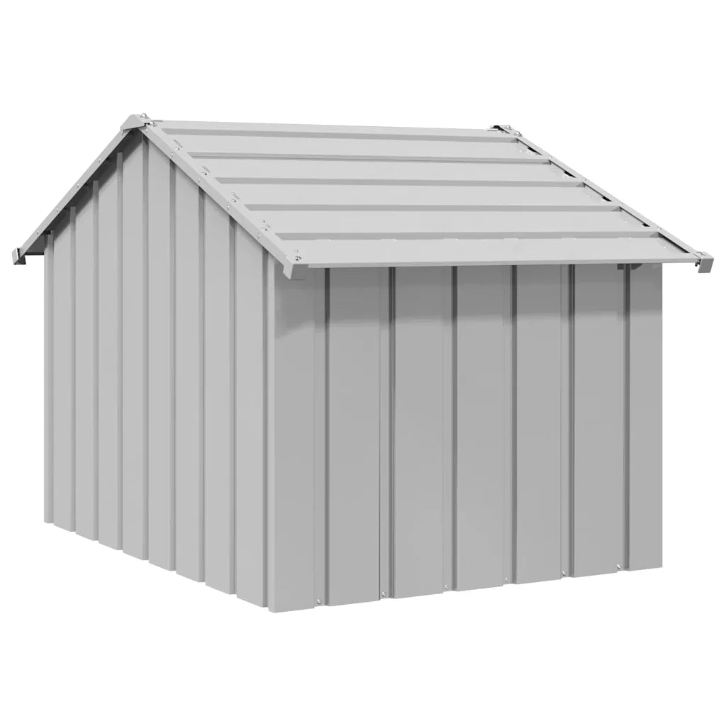 Casetta per Cani con Tetto 83x130x85 cm Acciaio Zincato CFW6811198