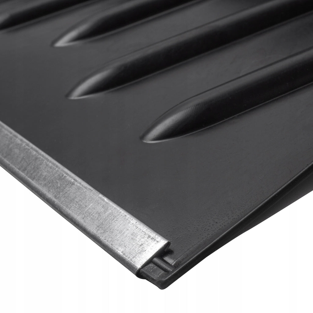 Set pala da neve KADAX con ruote e manico in legno