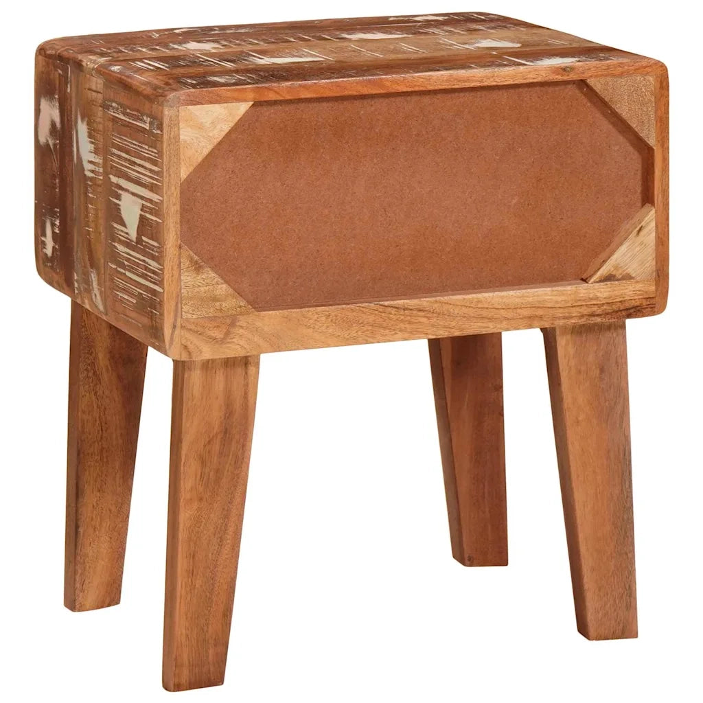 Tavolino Marrone 40 x 32 x 46 cm Legno Recuperato Massello 4104556