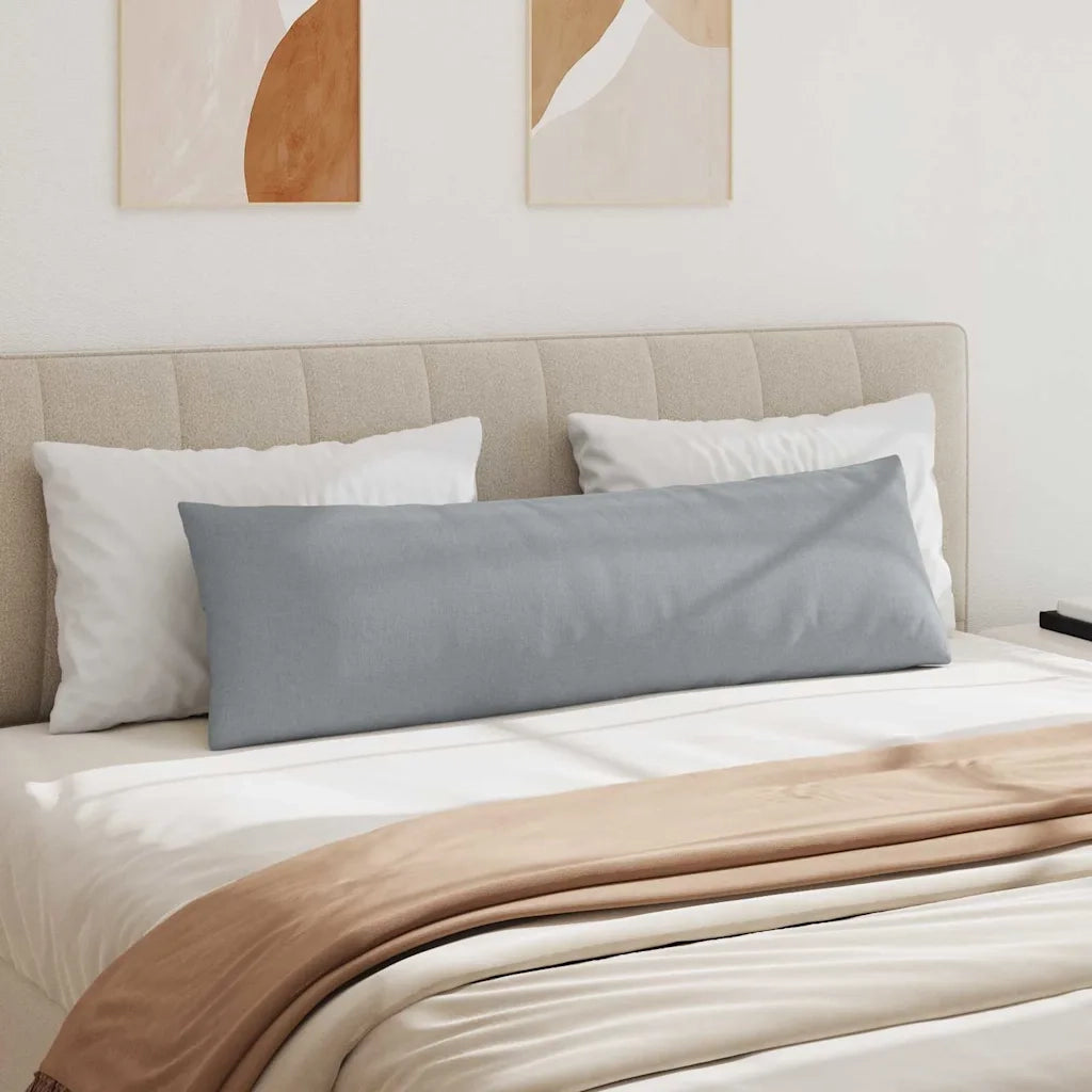 Cuscini da Divano 2 pcs Grigio chiaro 145 x 40 cm Tessuto 42013825
